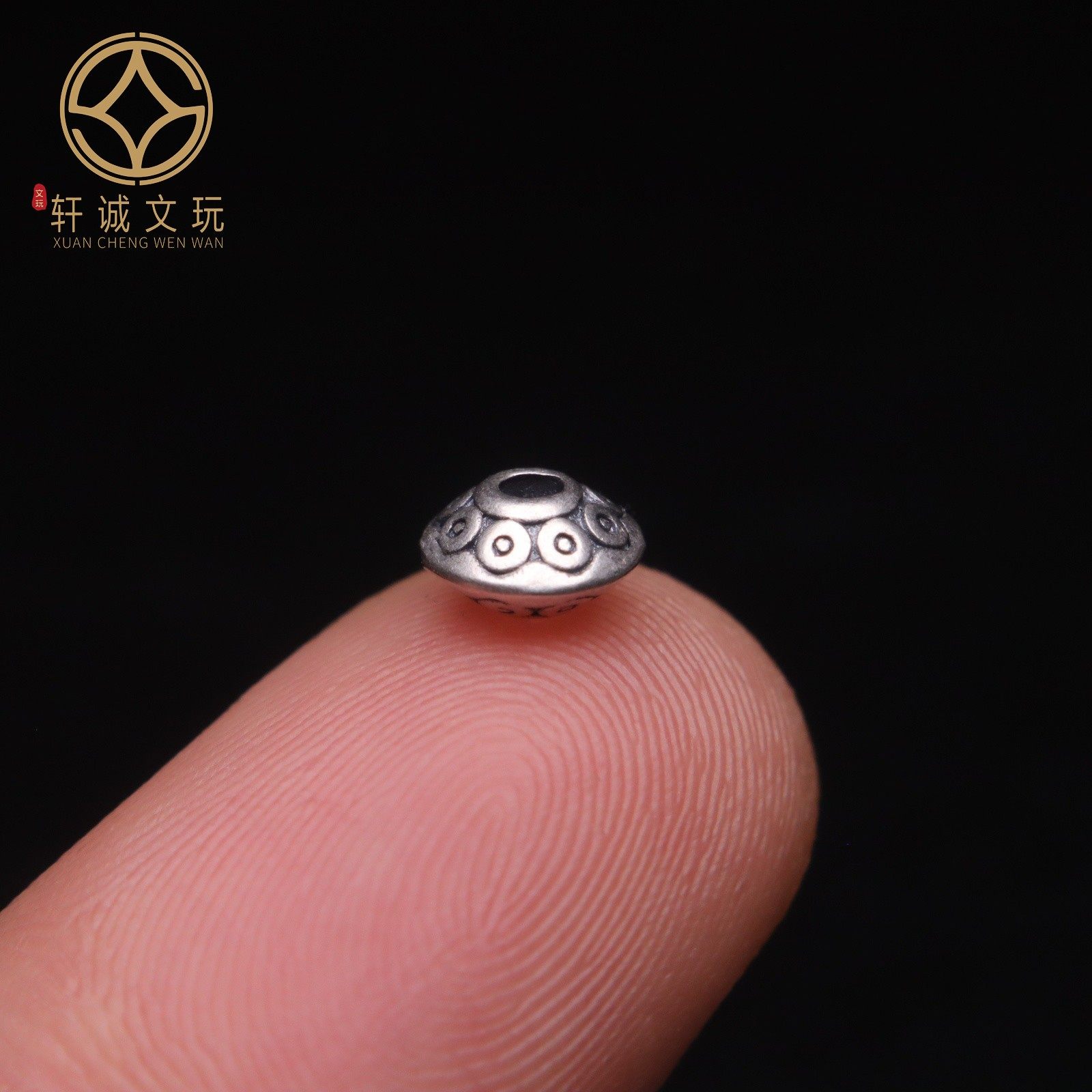 原创纯银925飞碟隔片垫片隔珠菩提长串手工串珠编绳diy文玩配饰,淘宝优惠券,粉丝福利购,淘宝优惠卷