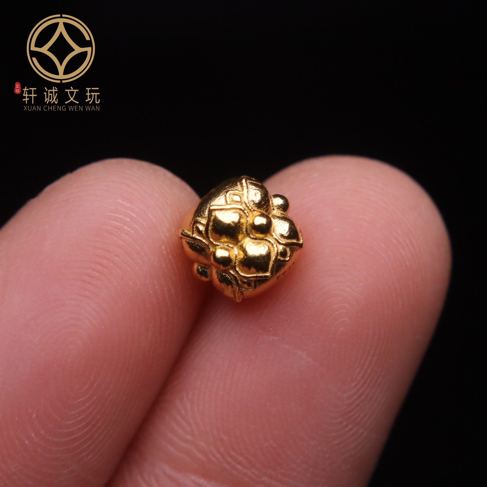 原创925银镀金莲花老型桶珠腰珠隔珠手工串珠编绳diy文玩配饰,淘宝优惠券,粉丝福利购,淘宝优惠卷