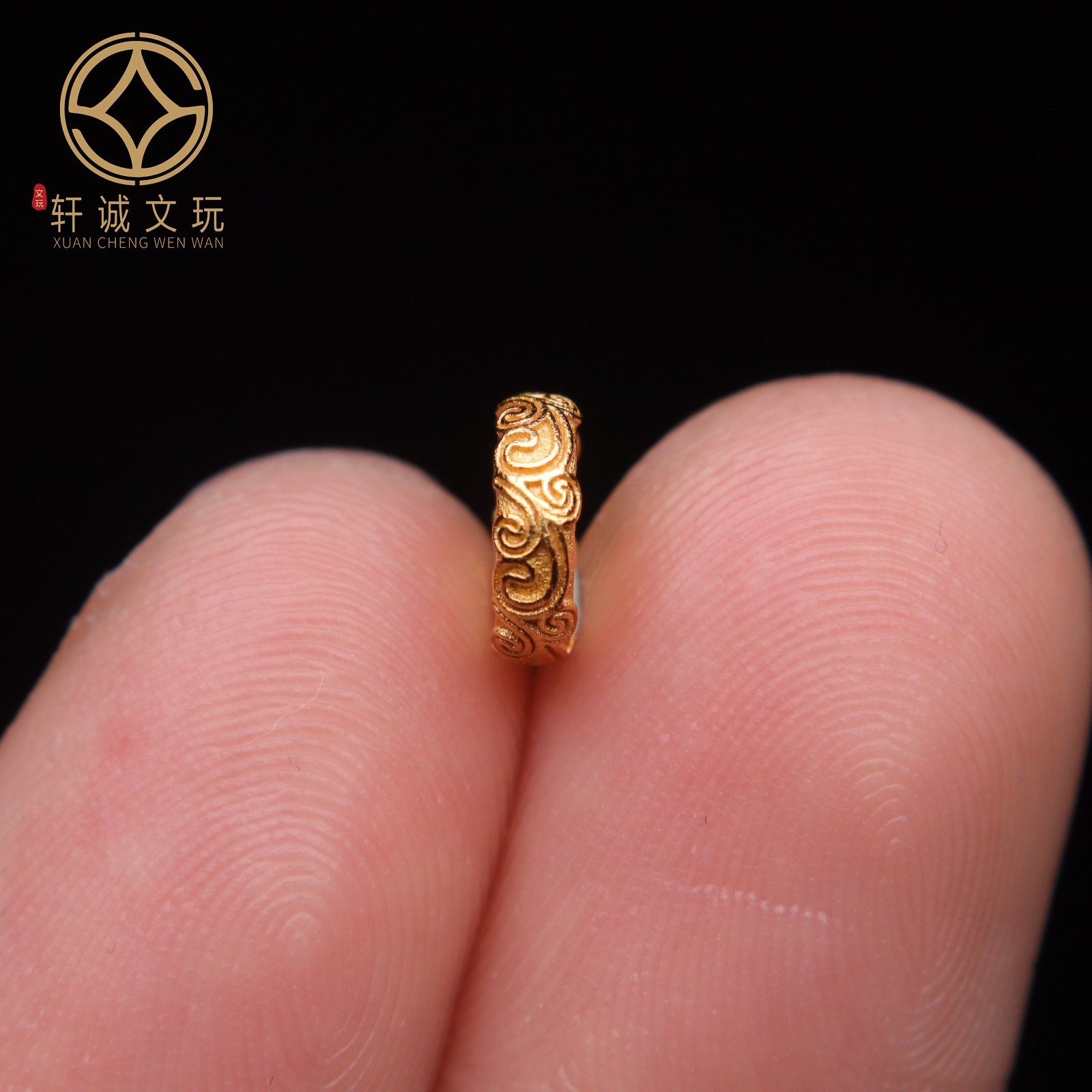 原创足银925银镀金回纹隔片隔珠手串手链diy108文玩配珠配饰,淘宝优惠券,粉丝福利购,淘宝优惠卷