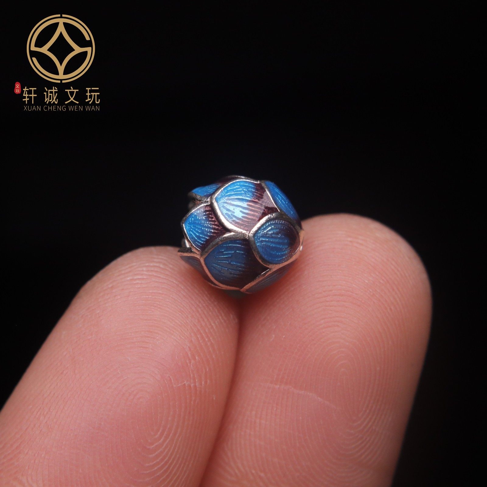 原创925银镀金莲花彩绘莲子圆珠腰珠隔珠串珠编绳diy文玩配饰珠,淘宝优惠券,粉丝福利购,淘宝优惠卷