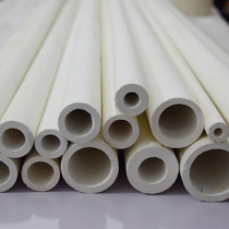 Ceramic tube hollow high temperature resistant insulating high aluminium tube 99 95 corundum tube machined to make alumina protective tube