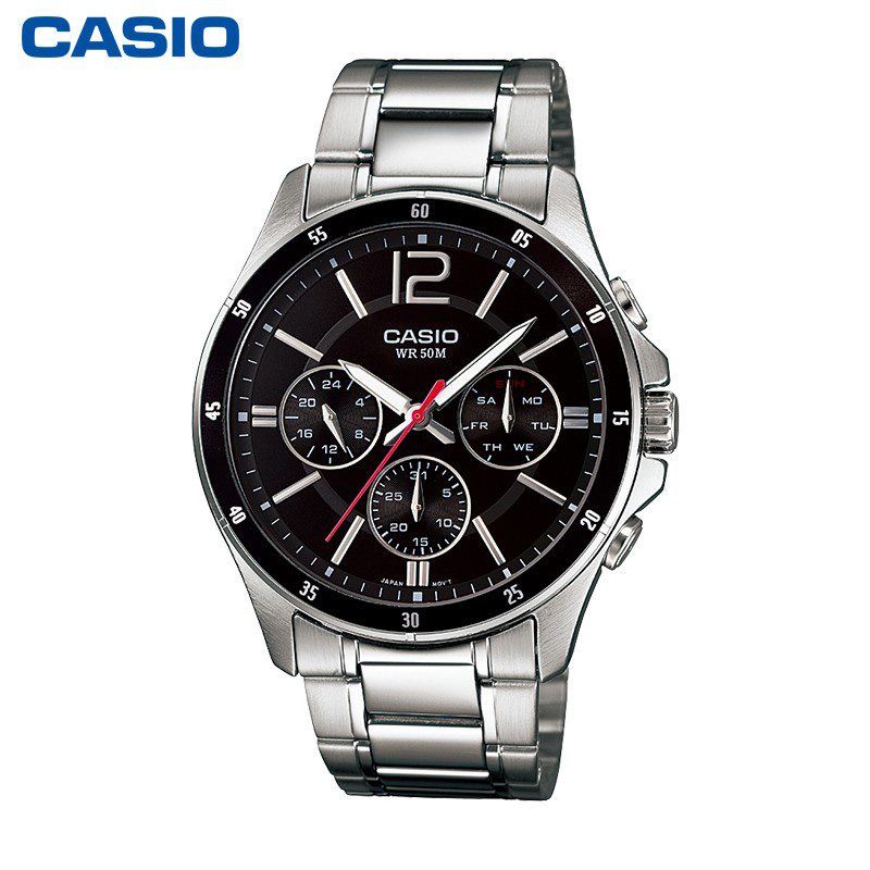 1374D 1375D MTP 卡西欧手表男商务防水石英男士手表 Casio 官方授权 1374D 1375D MTP 卡西欧手表男商务防水石英男士手表 Casio 官方授权