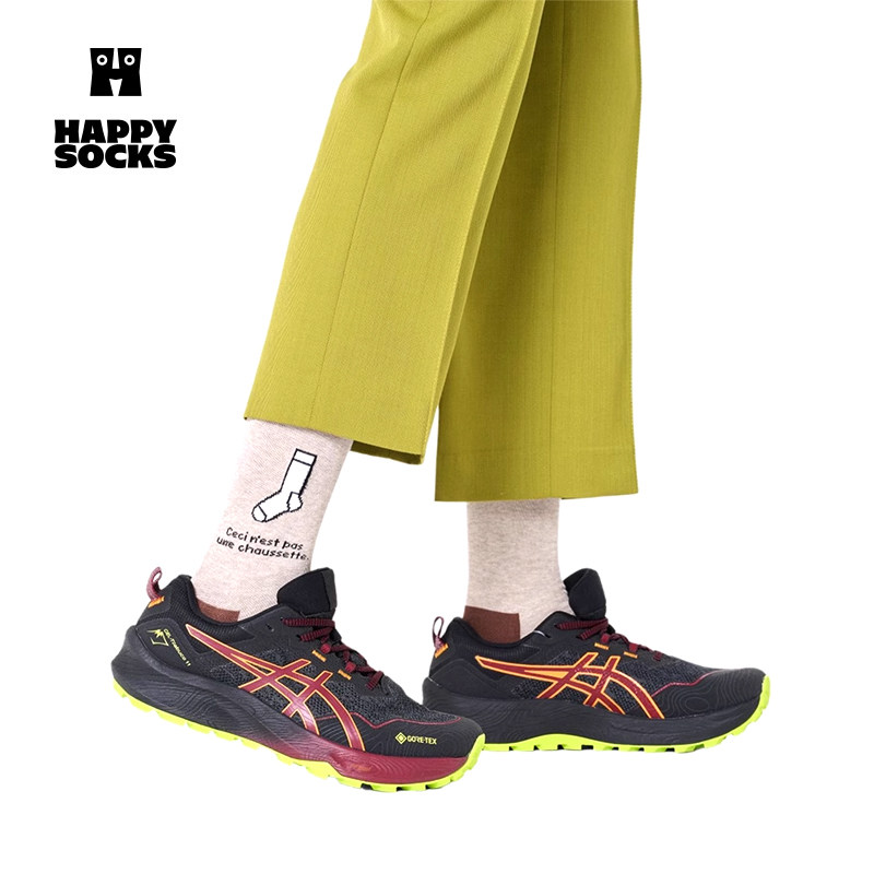 【吉杰推荐】Happy Socks潮牌男女款印花袜子外穿运动百搭夏新品