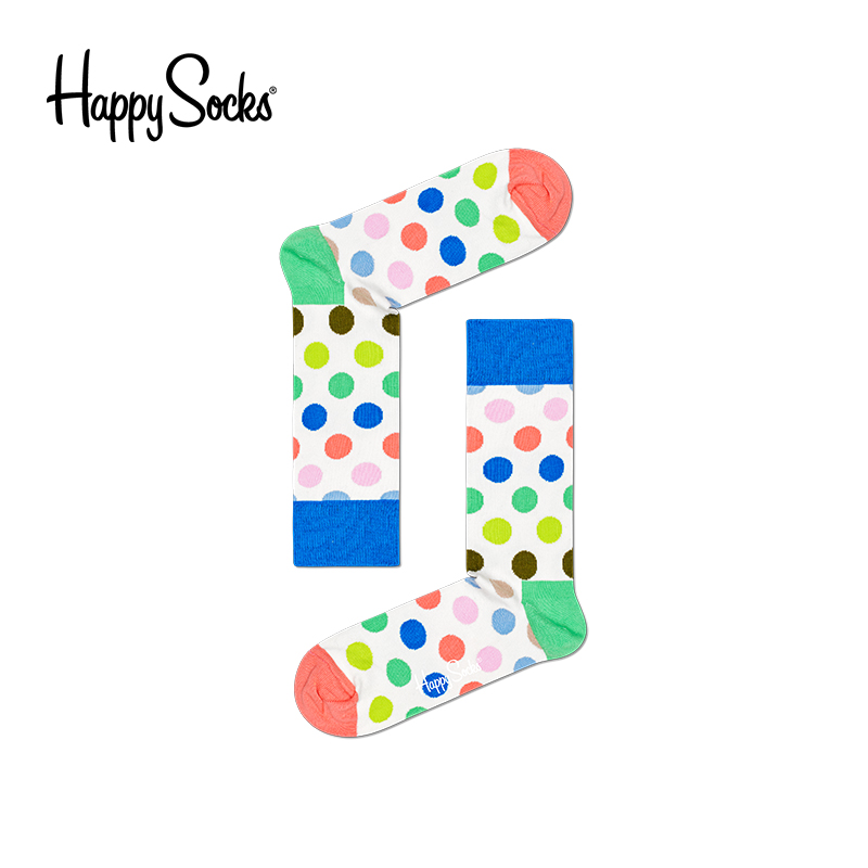 【168元/4双】HappySocks夏日限时清仓袜子女ins潮牌网红款中筒袜_女士内衣_男士内衣_家居服