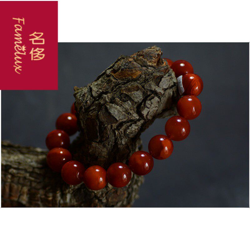 天然南红原石裸石手串手链毛衣链 名侈手链