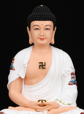 三宝佛释迦牟尼佛药师佛阿弥陀佛如来佛像家用供奉摆件树脂三世佛