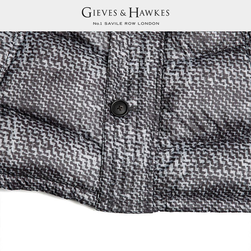 GIEVES&HAWKES/君皇仕GH可脱卸帽休闲鸭绒夹克羽绒服G40J7E1021 - 图3