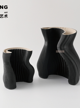 空合3D打印肌理陶瓷花瓶