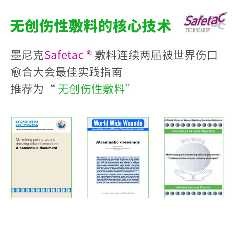 Mepilex border美皮康褥疮压疮贴泡沫伤口敷料老人无菌敷贴墨尼克 - 图1