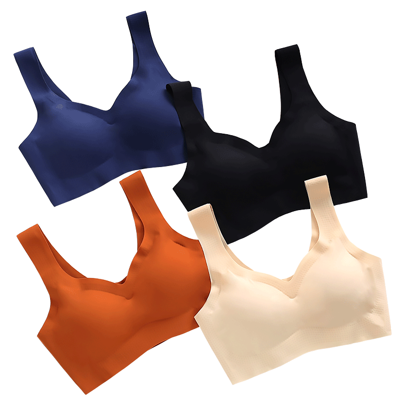 运动无钢圈背心式大码睡眠小胸抹胸 康梦璐文胸