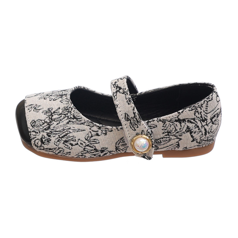 女童英伦皮鞋2024春秋新款童鞋小女孩公主鞋女宝浅口豆豆鞋洋气单,淘宝优惠券,粉丝福利购,淘宝优惠卷