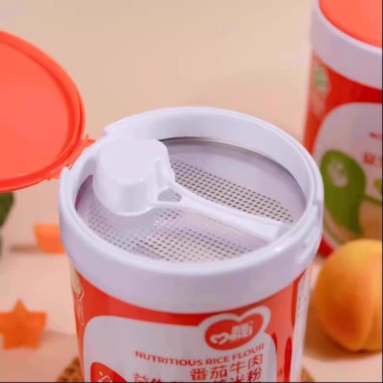 Fideos de arroz nutritivos 1 sección suplemento alimenticio para bebés de hierro, zinc y calcio para niños