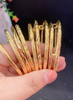 不易掉色手镯黄铜简约女节日礼物