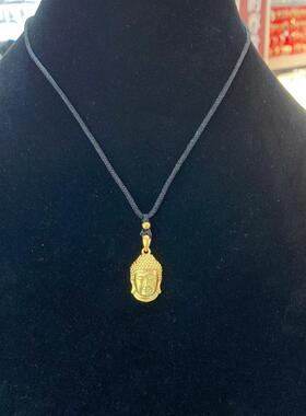 镀金铜合金绳女不易掉色项链仿金