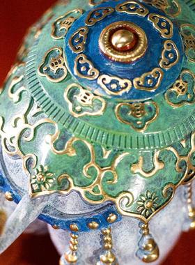 朱炳仁铜黄铜装饰中国风门厅摆件