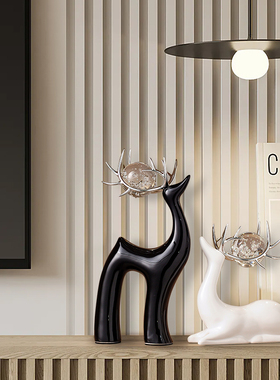 艺术水晶球电视装饰品高端大气