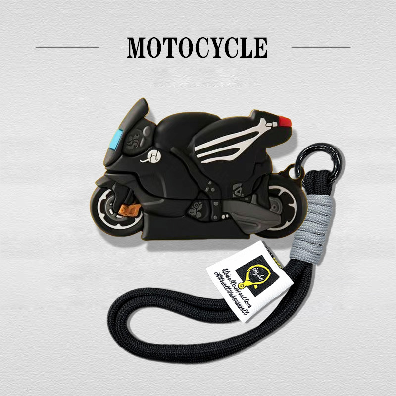 适用Xiaomi小米buds5pro真无线蓝牙耳机保护套小米buds 5代耳机壳硅胶bud5保护壳可爱卡通机车充电仓盒新款软 - 图0