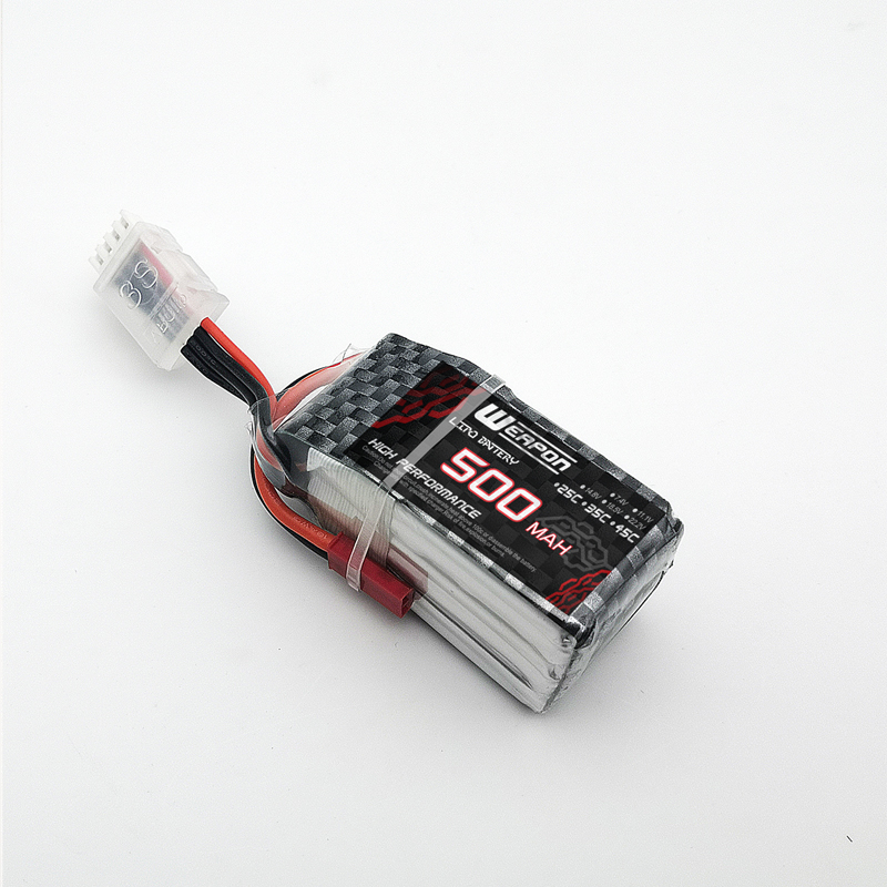 威鹏航模锂电池遥控车500mAh7.4v 35C 足容足C航模/车模/船模电池 - 图0