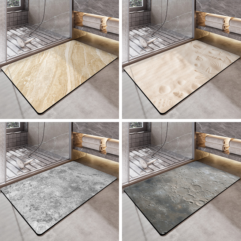 大江浴室吸水地垫入户门速干地毯洗手台脚垫卫生间门口防滑进门垫 - 图3