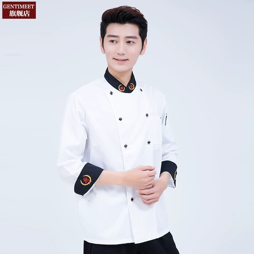 Шеф -повара рабочая одежда мужская короткая кафетерий упорно трудна -Выполнить высокий западный кухонный отель кухня Hot Pot Restaurant Restor