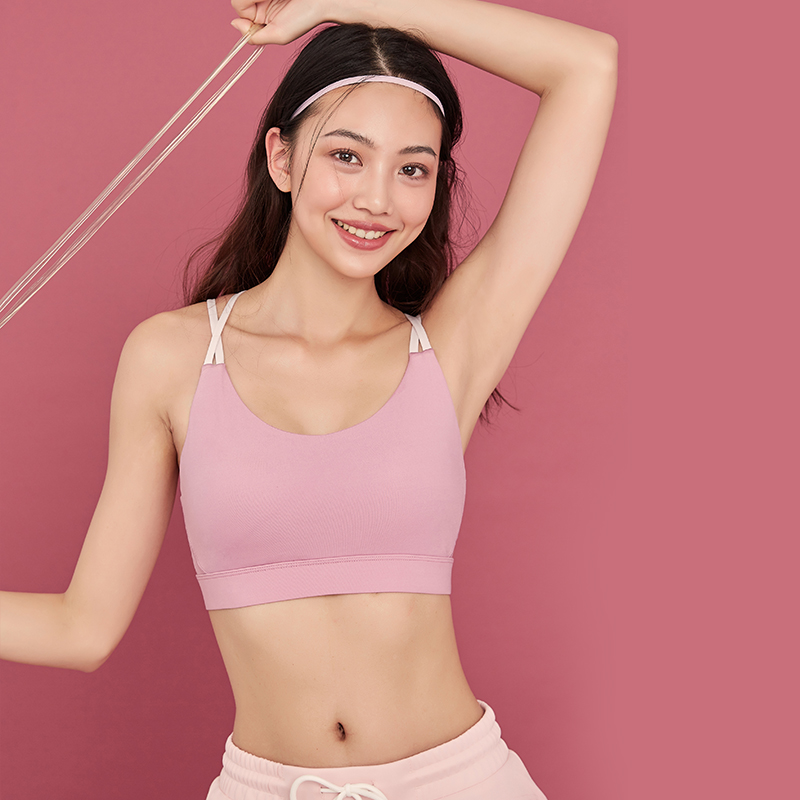 暴走的萝莉旗舰店暴走的萝莉 运动内衣女跑步防震聚拢定型瑜伽美背背心健身文胸bra0
