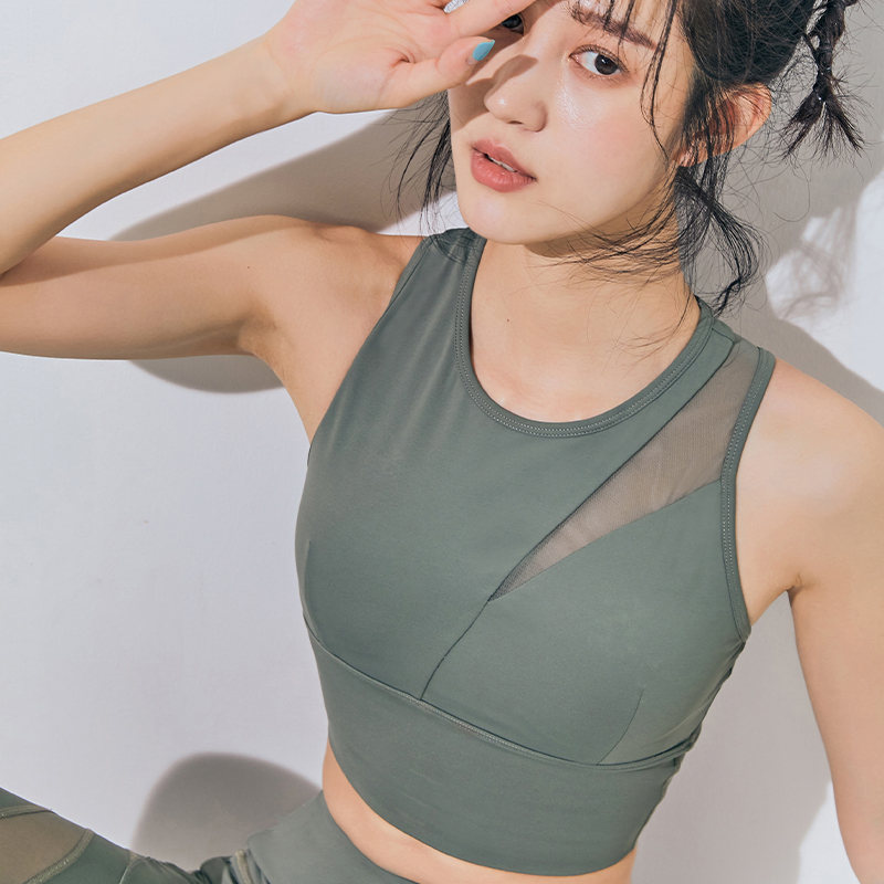 暴走的萝莉旗舰店暴走的萝莉 运动内衣女跑步防震瑜伽服背心速干美背健身文胸bra1