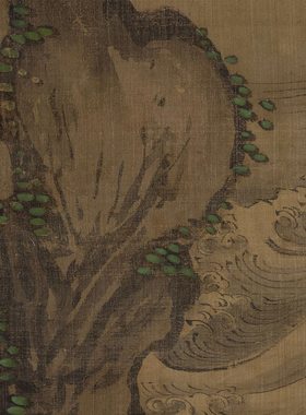 北宋米芾白鹤图之右国画高清微喷