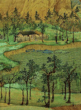 高清微喷名画国画复制千里江山图