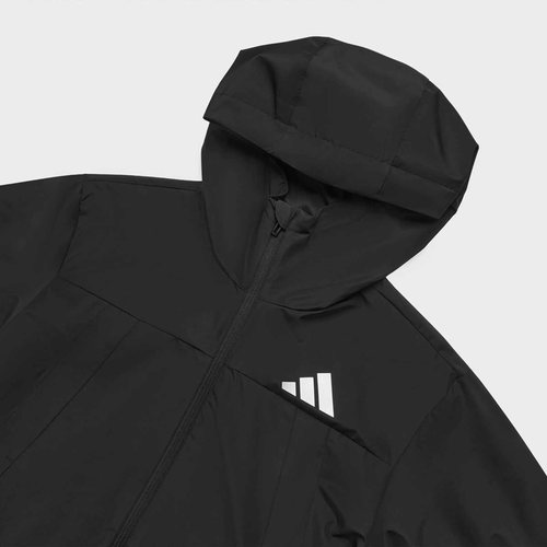 正品Adidas阿迪达斯男女时尚百搭梭织运动休闲连帽夹克外套IB7052 - 图2