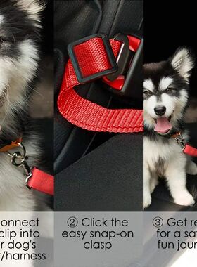 Pet Dog Cat Car Seat Dog Car Seat Belt Safety Protector Trav