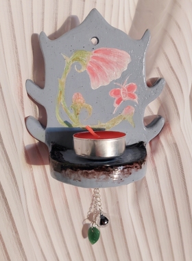 挂墙烛台创意香薰蜡烛灯座欧式复古摆件礼品挂饰装饰