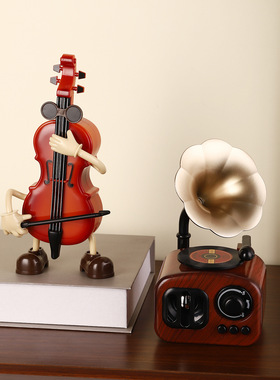 古典怀旧留声机音乐盒摆件