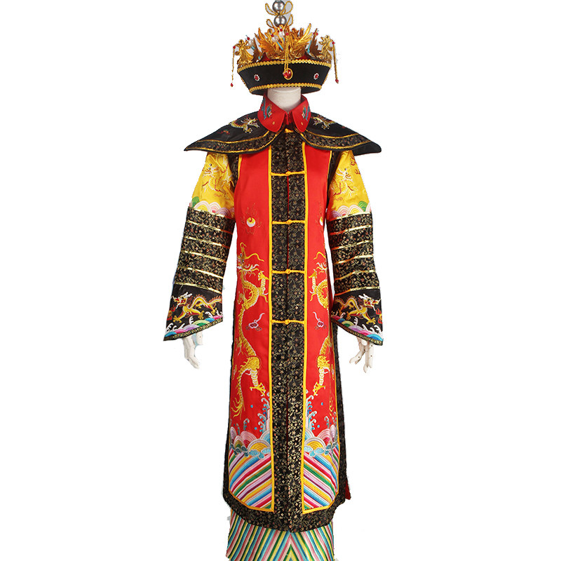 清朝乾隆雍正皇帝皇后古装康熙帝王帝后朝服龙袍凤袍舞台演出服装