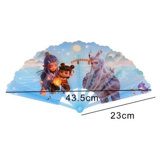 哪吒折叠扇子手持随身手摇扇儿童节奖励小礼物幼儿园小学生奖品