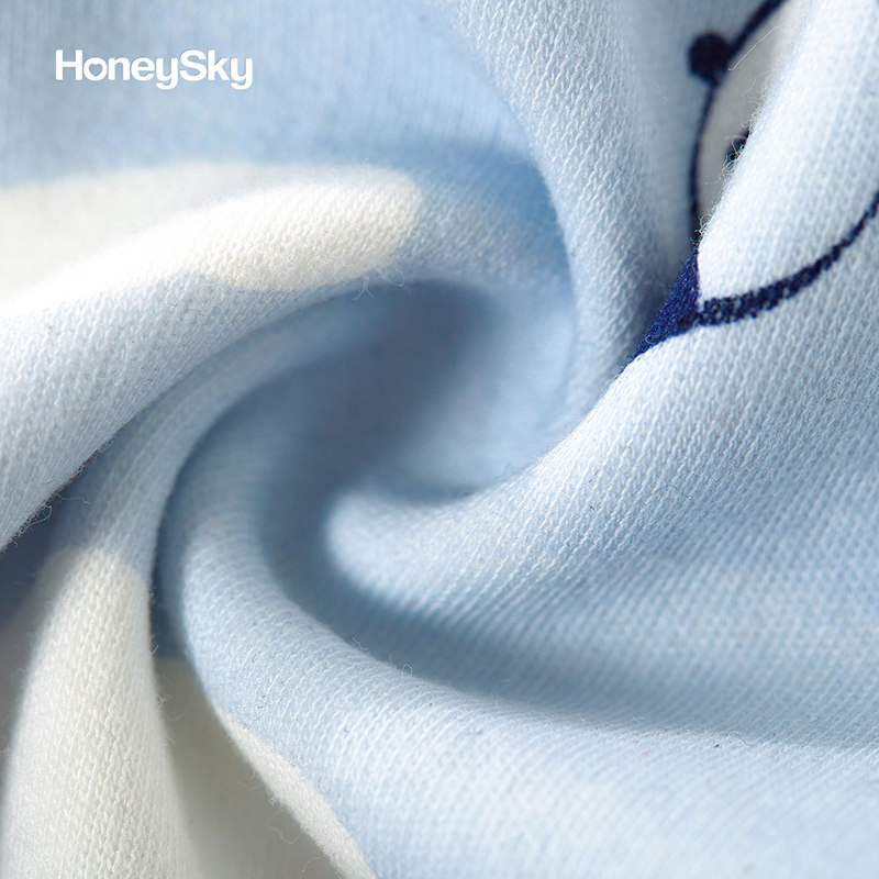 honeysky新生春秋纯棉宝宝外出哈衣 honeysky连身衣/爬服/哈衣