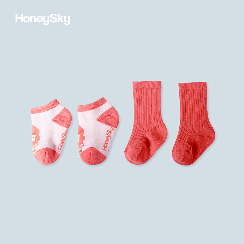 honeysky新生秋冬卡通套婴儿袜子 honeysky儿童袜子(0-16岁)