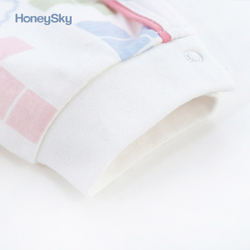 honeysky新生春秋初生宝宝纯棉哈衣 honeysky连身衣/爬服/哈衣