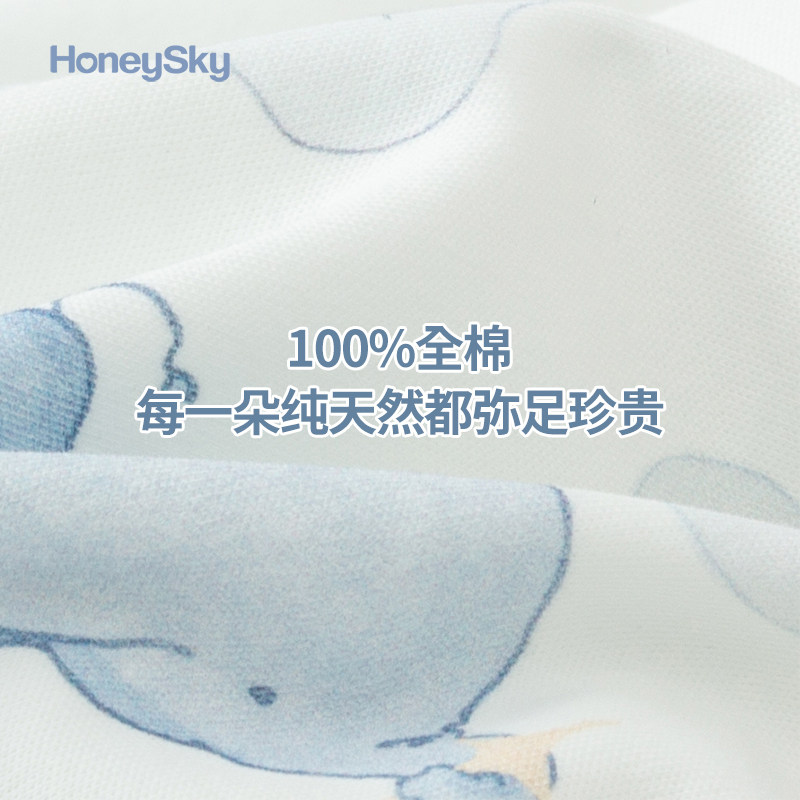 哈尼天空新生初生包被秋冬季抱被 honeysky婴童抱被/抱毯