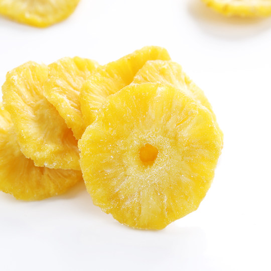 Qiwang Dried Pineapple 230g Preserved Fruits Candied Fruit Dried Fruit Slices Pineapple Rings Dried Pineapples Snacks Snacks to Satisfy Cravings
