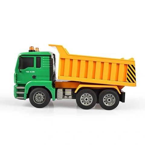 双鹰儿童遥控自卸车玩具重型超大电动挖沙翻斗货车工程车模型玩具