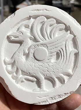 风水摆件,青龙白虎朱雀玄武,仿古瓦当 纳福镇宅