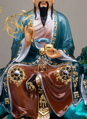纯铜太乙救苦天尊像供奉家居摆件