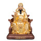 Wenchang emperor statue pure copper gilded study decoration