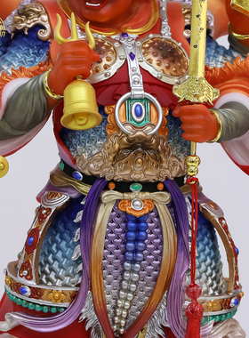 天蓬元帅神像汉白玉道家供奉摆件
