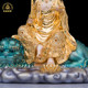 Bronze raised sword Manjushri Puxian Bodhisattva Chinese style living room home