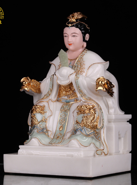 神像碧霞元君汉白玉泰山圣母奶奶