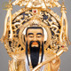 Bohui gilt bronze statue of the Patriarch of the Three Qing Dynasties, Taishang Laojun