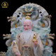White marble Kowloon Taishang Laojun statue Chinese style home use