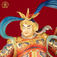 Jialanweituo Buddha statue pure copper enamel Chinese style living room