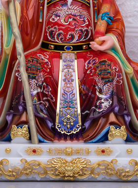 汉白玉月老星君像求姻缘家居摆件